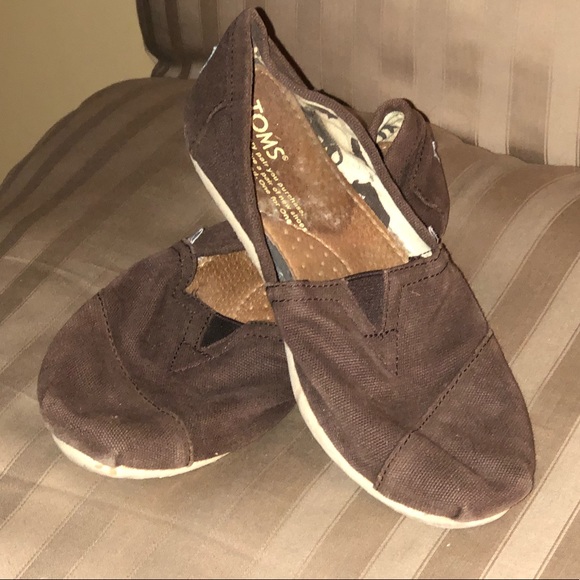 Toms Canvas Classic Brown Size 6 - Picture 1 of 3